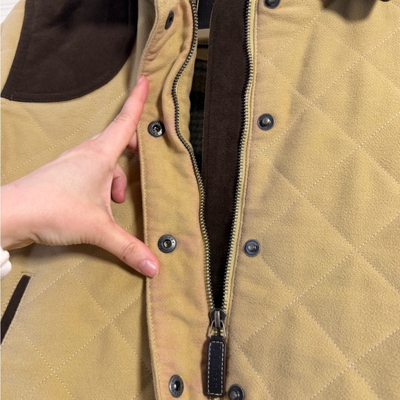 LL Bean Vintage Insulated Quilted Chore Jacket - Picture 15 of 16